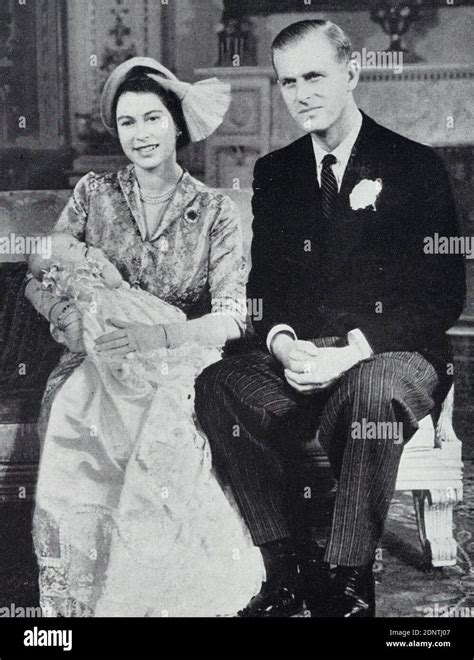 Photograph Of Queen Elizabeth Ii And The Duke Of Edinburgh With Their