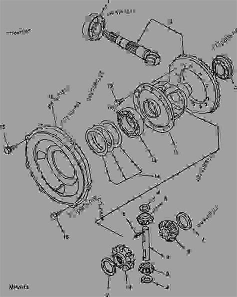 differential drive gear   tractor compact utility john deere  tractor