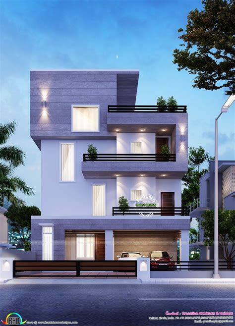 simple modern home  bangalore kerala home design  simple mrn home  bangalore kerala