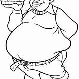 Fat Coloring Pages Man Albert Boy Drawing Stupid Burger Bring Big Netart Getdrawings Kids sketch template