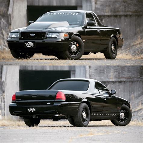 real power stroke swapped ford crown vic   digital crown
