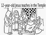 Jesus Temple Coloring Pages Sunday School Color Children Teaching Old Year Teaches Kids Activities Bible Lesson Teachings Story Choose Board sketch template