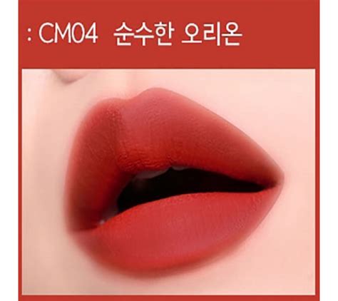 son kem mịn môi black rouge cm04 cam Đất san hô cream matt rouge olix vn