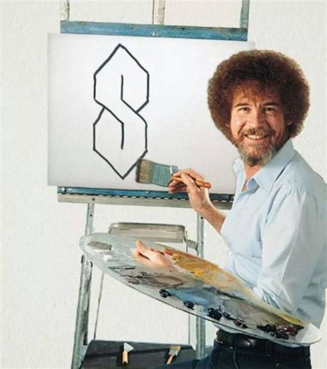 You Guys Remember The S Thing Photoshop Bob Ross Know