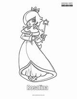 Rosalina sketch template