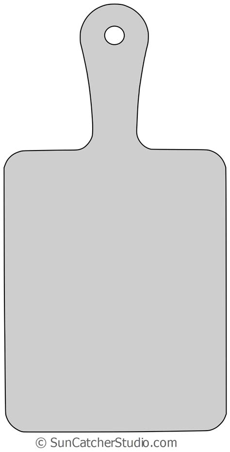 charcuterie board handle template