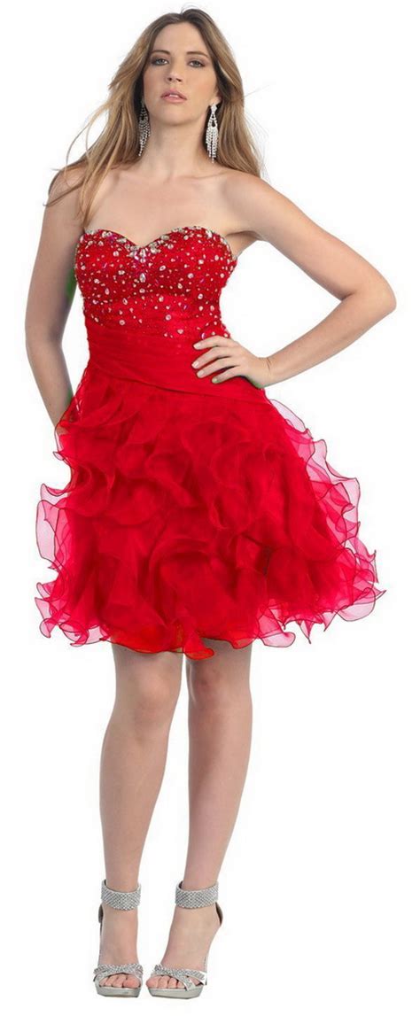 Red Dresses For Teens