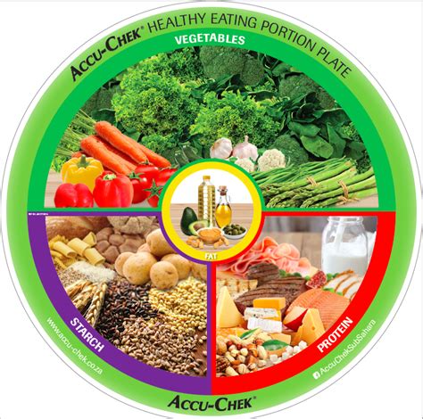 healthy eating portion plate south africans
