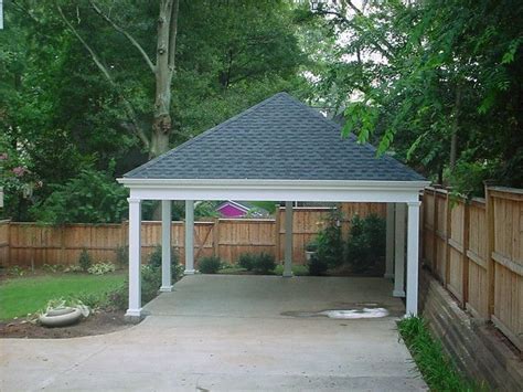 carport simple carport  hip roof homerebuilders flickr