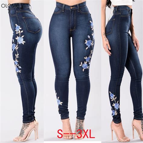 2019 Plus Size Jeans Woman Fashion Sexy Stretchy High