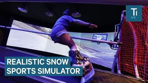 motion tracking simulator lets  practice skiing indoors youtube