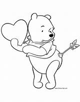 Pooh Valentines Coloring Pages Disney Mickey Mouse Valentine Winnie Bear Printable Baby Disneyclips Color Sheets Poo Kids Cupid Getcolorings Drawing sketch template