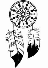 Dream Catcher Coloring Pages Printable Supercoloring Drawing Tattoo Drawings Paper Categories sketch template