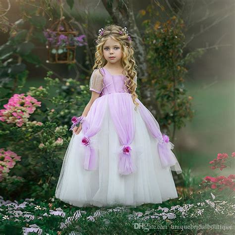 Light Purple Flower Girl Dress 2019 Sophia Princess Ball Gown Lilac