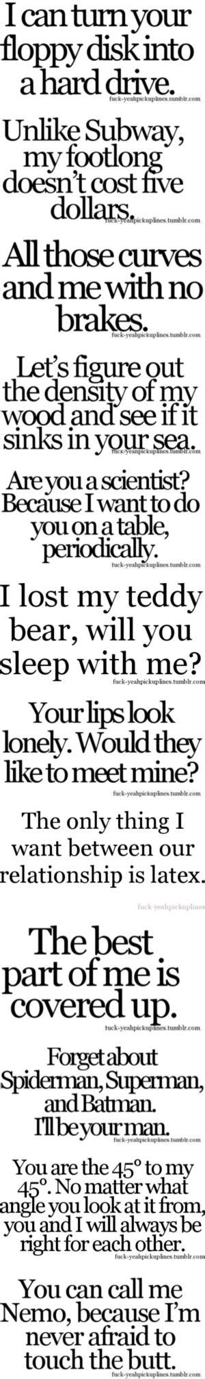 Pickup Lines Pick Up Line And Funny On Pinterest