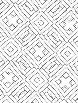 Maze Intricate Coloring Geometry sketch template