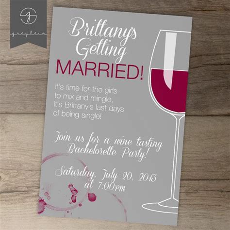Wine Party Invitation • Bachelorette Party Invites