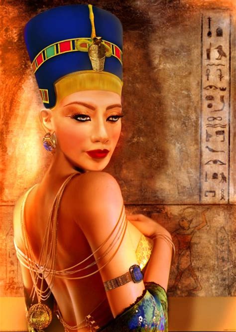 Nefertiti The Queen Of Egypt And Wife Of Pharaoh