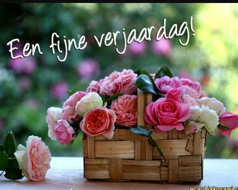 pin  henriette braam oomkes  happy birtday rose basket flowers  flower delivery