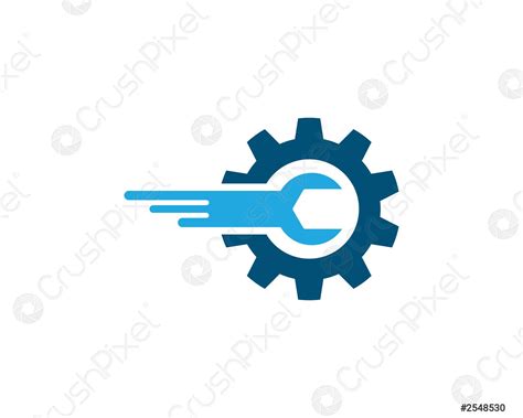 repair logo vector stock vector  crushpixel