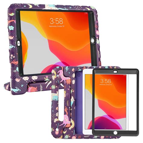 hde ipad  generation case  kids  built  screen protector shock proof ipad cover