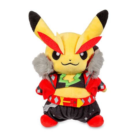 pikachu rock star poké plush cosplay plush pokémon