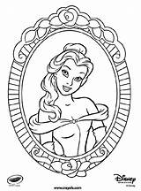 Belle Coloring Pages sketch template