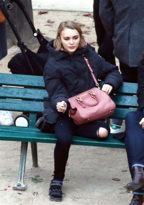 Lily Rose Depp Puffs Away On A Cigarette As She Rocks Parisian Chic In