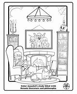 Satanic Coloring Pages Book Temple Cute Cuddly Satanists Release Materials Has Getcolorings Nymag sketch template