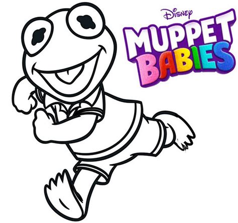 cute muppet babies coloring pages  kids coloring pages