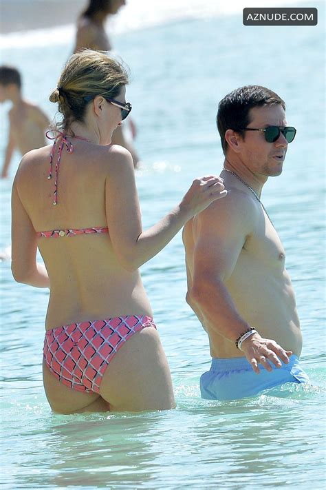 Rhea Durham Hits The Beach With Mark Wahlberg While Out In