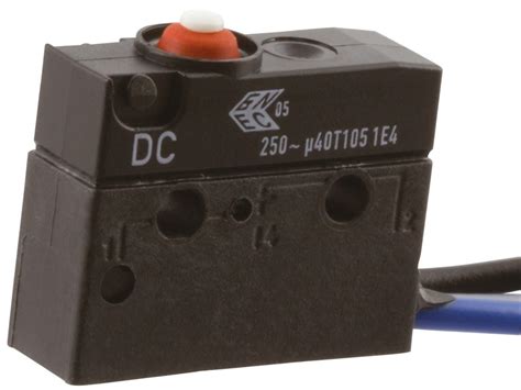 Dc1c P4aa Zf Button Microswitch 10 A 250 V Ac Spdt Ip67 Rs