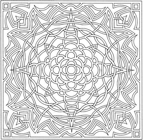 complex coloring pages  adults  printable abstract coloring