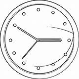 Coloring Clock Wecoloringpage Printable Cartoonized Rt Final Clip sketch template