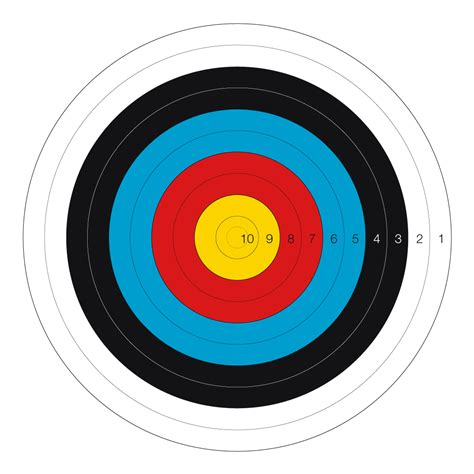 archery target picture clipart