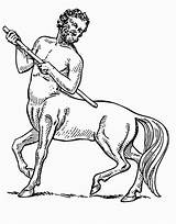 Centaur Coloring Pages Edupics Dibujo Large Creatures Mythical Popular Fantasy sketch template