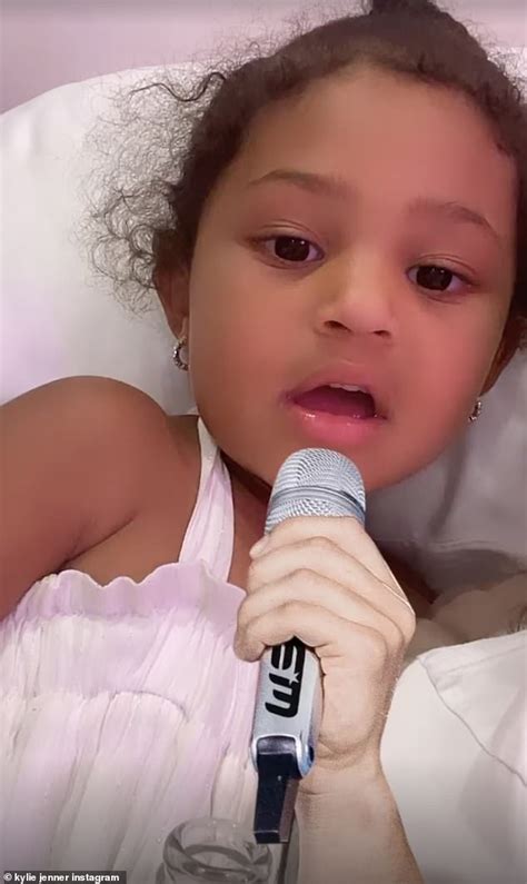 kylie jenner shares sweet video of stormi singing blackbird by the