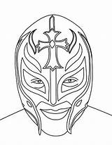 Mysterio Reigns Raw Colorluna Peep sketch template