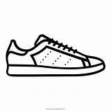 Zapatilla Shoe Iconfinder Vectorified Ultracoloringpages sketch template