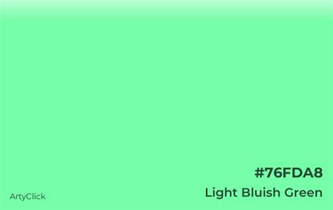 light bluish green color artyclick