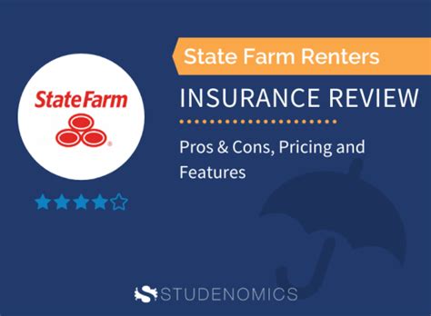 state farm renters insurance review pros cons pricing  features