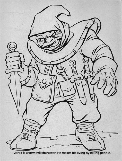 advanced dungeons dragons characters coloring book  part