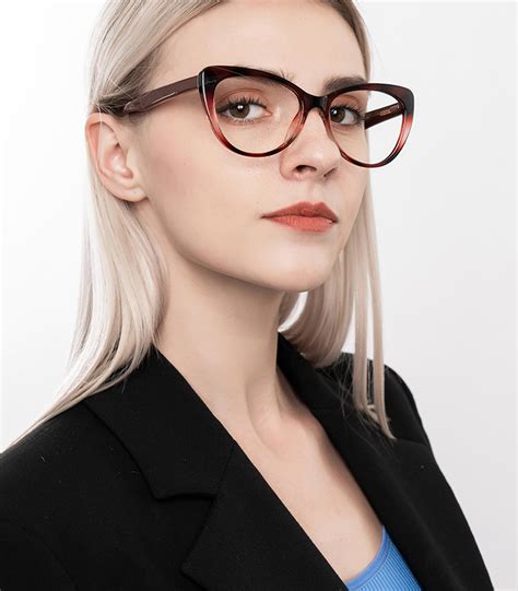 Calliope Cat Eye Ombre Eyeglasses In Bold Style Zinff Optical
