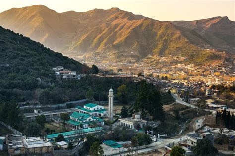 mingora  panoramic mingora city  swat pakistan