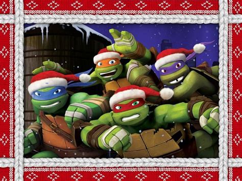 imagenes de tmnt navidad  parte tortugas ninjas adolescentes