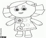 Dolly Coloring Rag Doll Printable sketch template