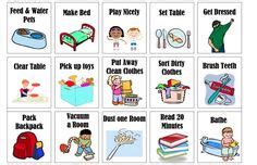 chore chart clip art girl preschool chores chores  kids chore