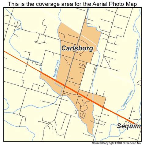 Aerial Photography Map Of Carlsborg Wa Washington