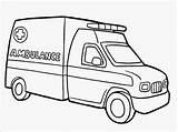 Coloring Ambulance Popular sketch template