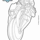 Steel Max Coloring Pages Dredd Miles Hellokids Maxsteel Jumping sketch template